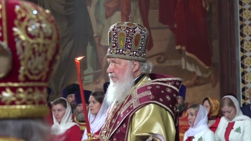 Патриарх Кирилл поздравил экипаж МКС с Рождеством Христовым