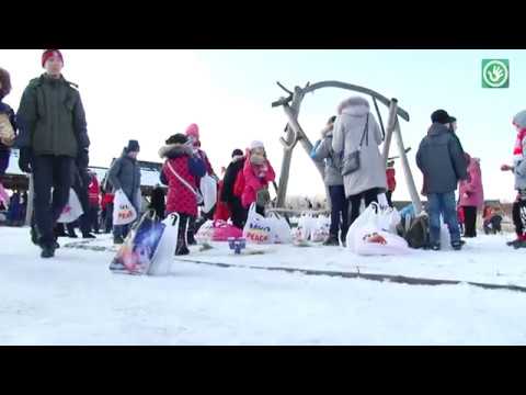 Масленица — праздник для детей-сирот и детей-переселенцев в парке Киевская Русь