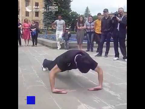 Житель Армении поставил рекорд по отжиманиям