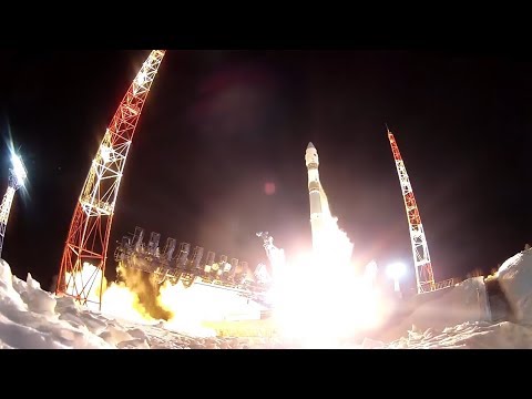 Минобороны опубликовало видео запуска ракеты-носителя «Союз»