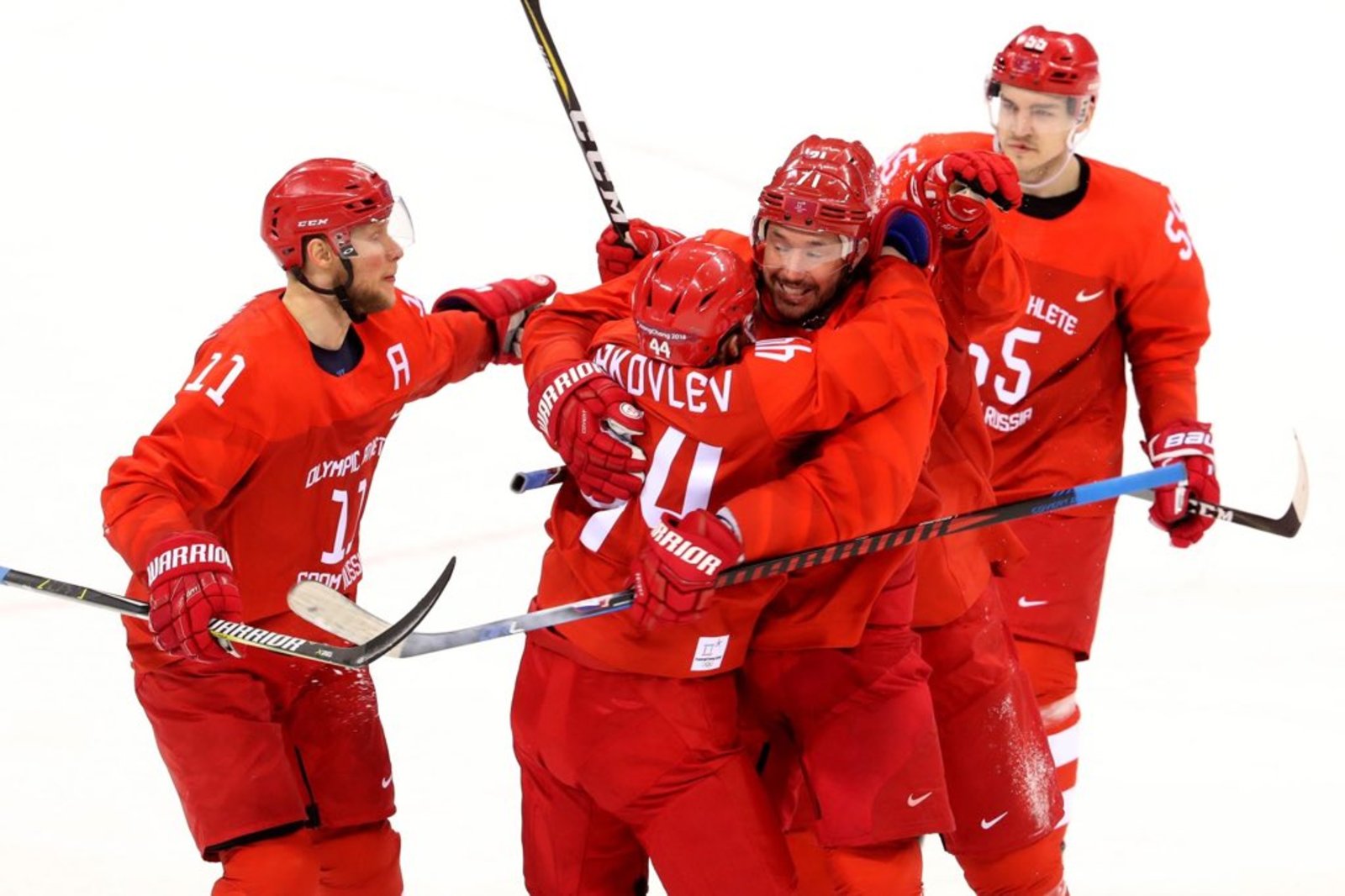 Сборная России по хоккею обыграла команду США на Олимпиаде