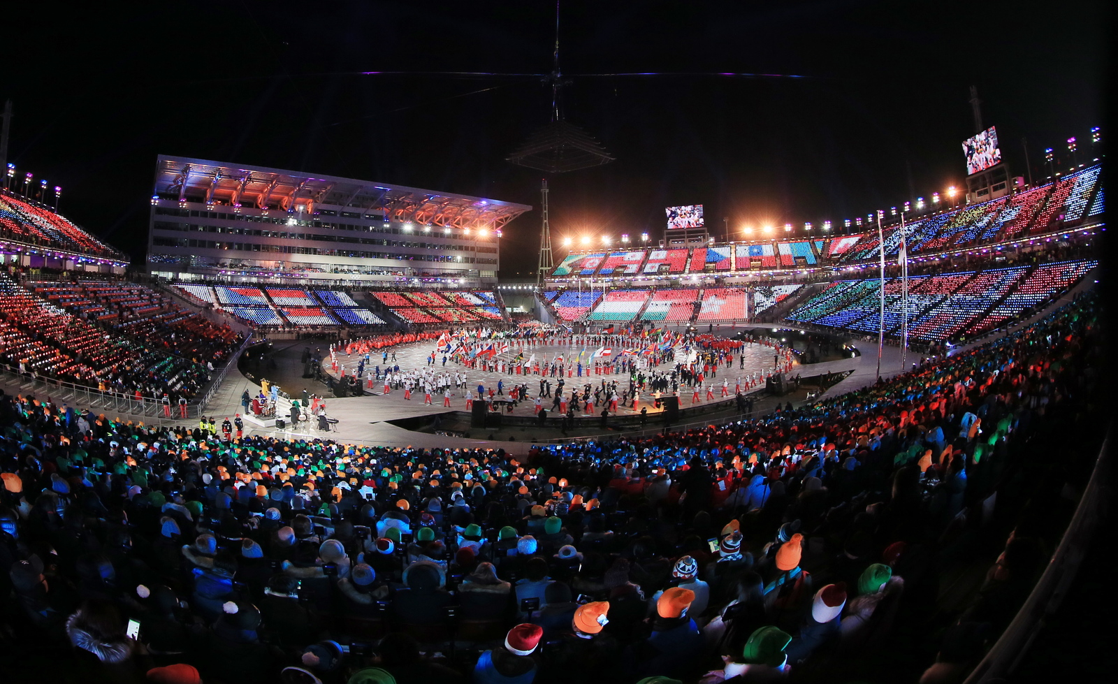 Началась церемония закрытия XXIII зимних Олимпийских игр в Пхенчхане