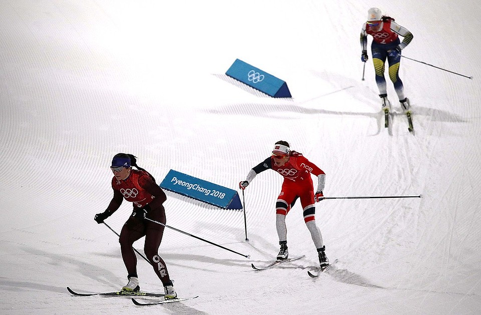 Русские лыжницы завоевали бронзу в олимпийской эстафете
