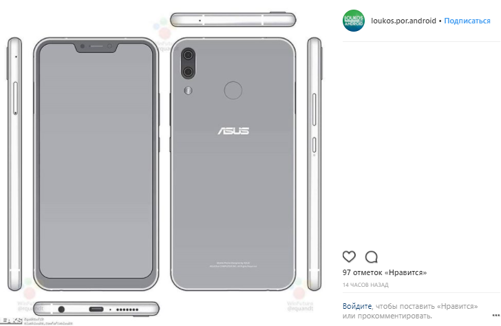 ASUS ZenFone 5 (2018) скопировал внешний облик iPhone X, однако кривовато