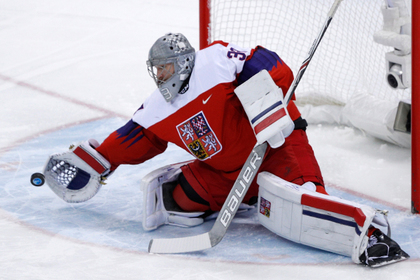 Русским телевизионщикам запретили снимать тренировку сборной Чехии по хоккею