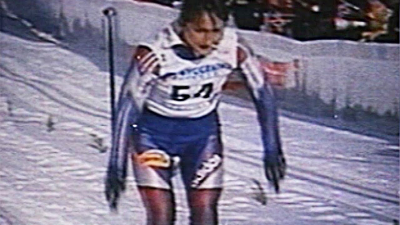 Финиш вяльбе с флагом 1997