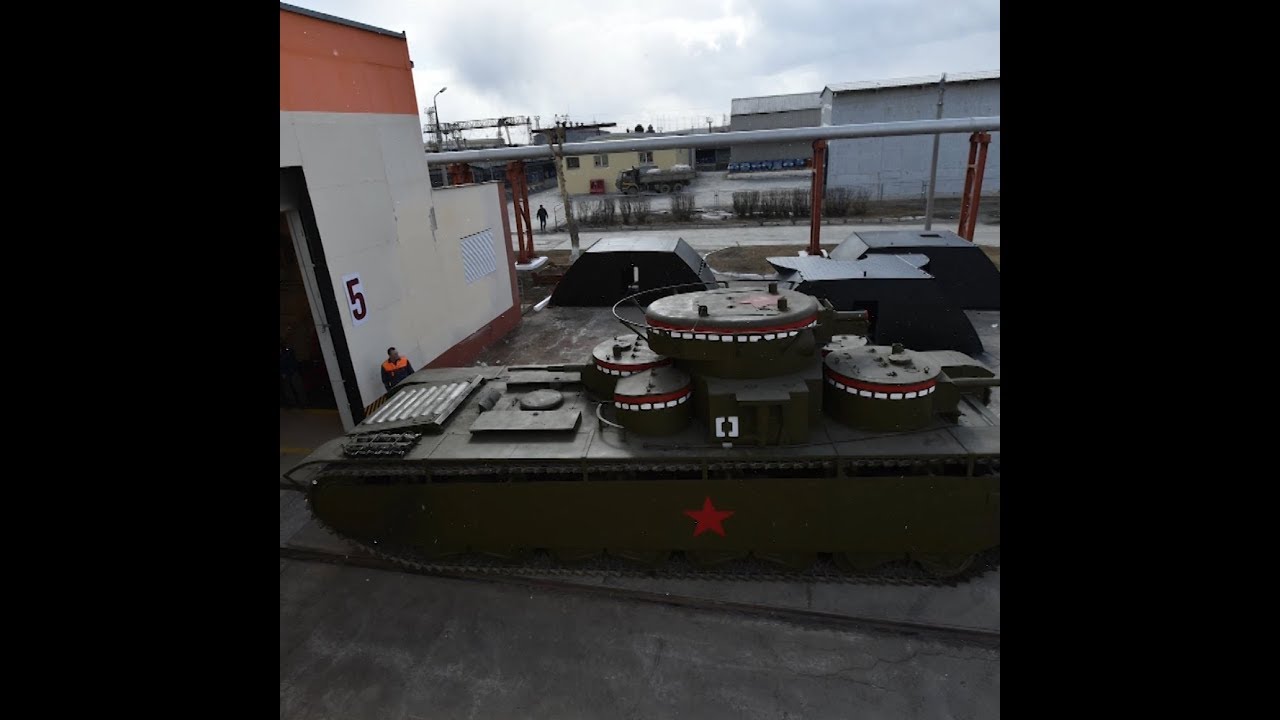 Уральские реставраторы восстановили советский танк Т-35
