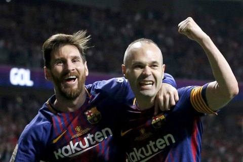 «Барселона» забила 5 безответных мячей «Севилье» в финале Кубка Испании