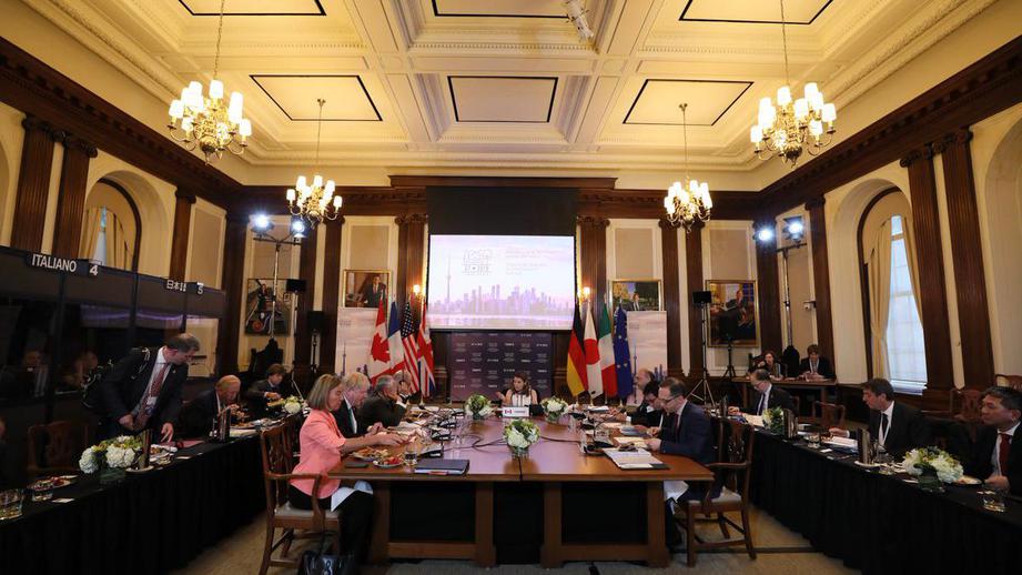 Страны G7 выступили за сохранение санкций против Российской Федерации