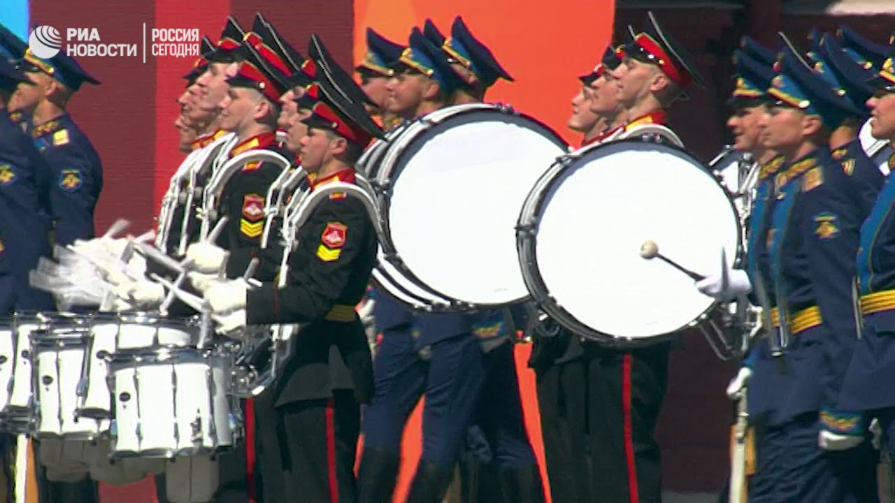 Рота барабанщиков Московского военно-музыкального училища