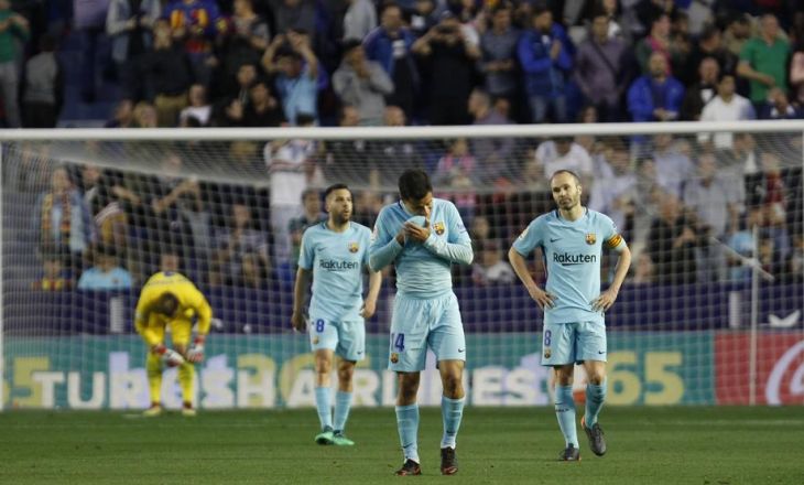 «Барселона» потерпела первое поражение в чемпионате Испании