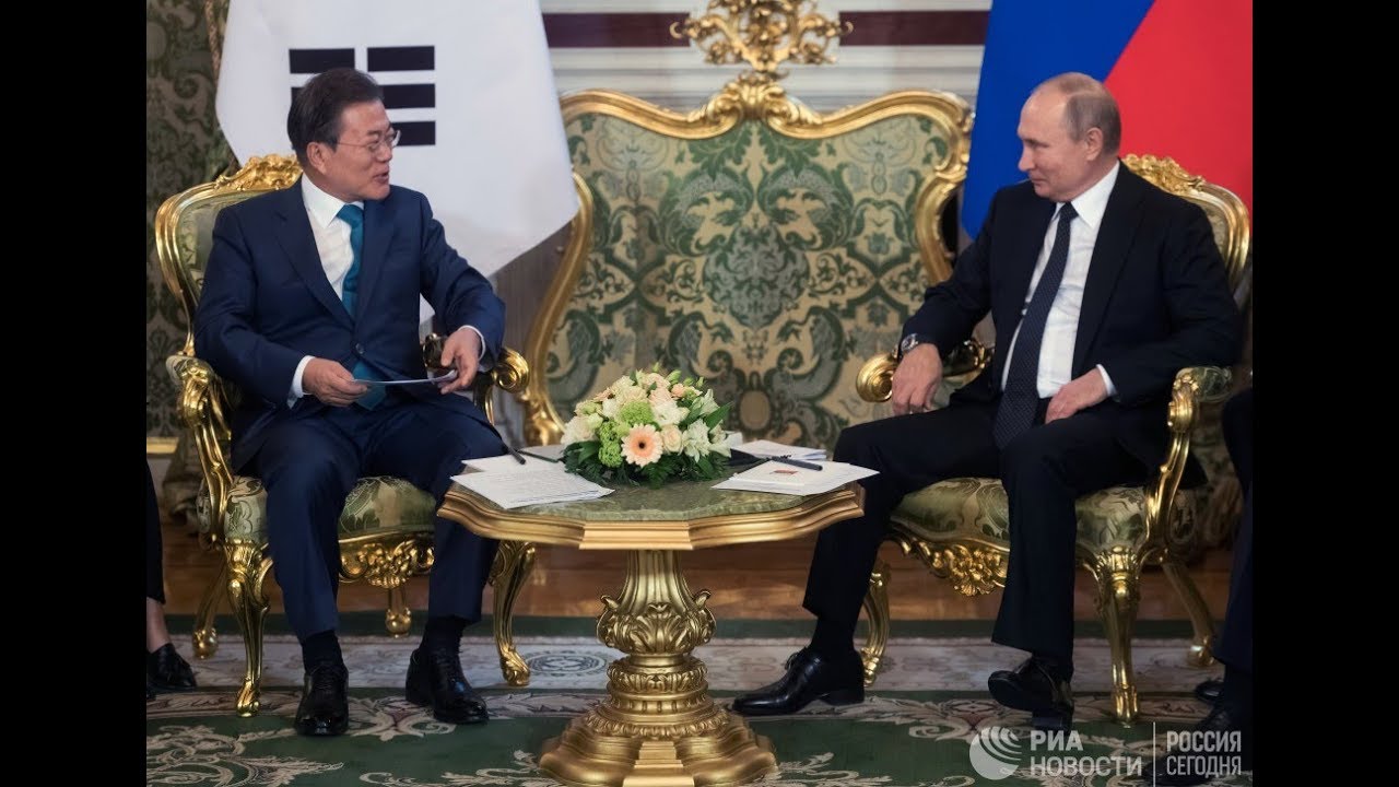 Совместное заявление Путина и президента Южной Кореи Мун Чжэ Ина