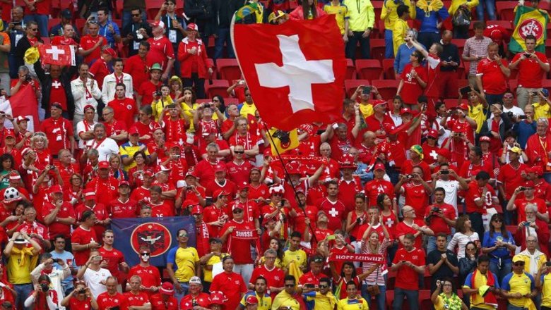 Швейцарские болельщики пройдут маршем по Нижнему Новгороду перед матчем с Коста-Рикой
