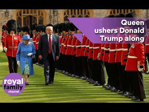 Неуважительное отношение Трампа к Елизавете II попало на видео