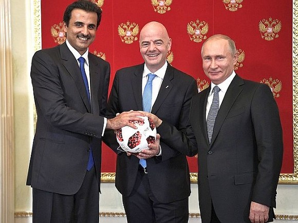 Путин сообщил Катару «мяч полномочий» на проведение ЧМ