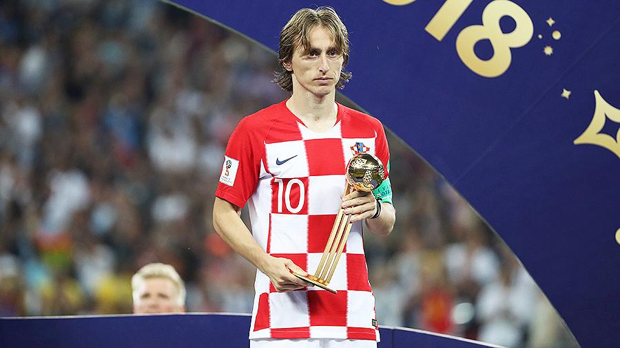Лука Модрич получил «Золотой мяч» лучшего игрока Чемпионата мира
