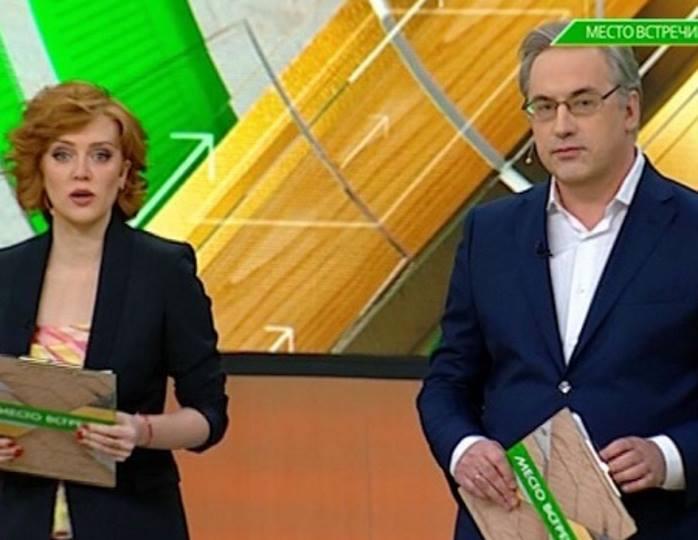 Телевизионный ведущий НТВ прогнал и обругал украинца. 18+