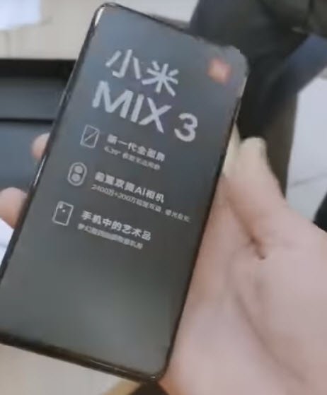 Xiaomi Mi Mix 3: официальные характеристики и цены