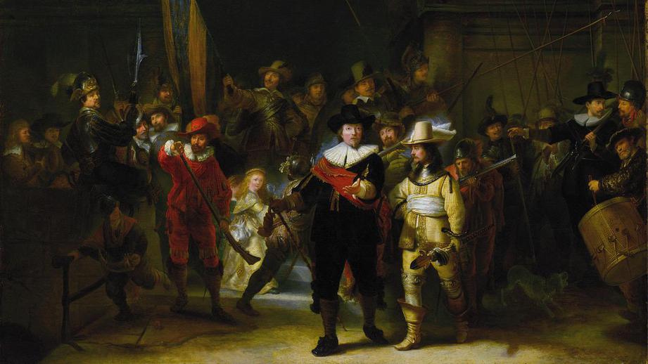 Реставрация «Ночного дозора» Рембрандта будет транслироваться в глобальной паутине