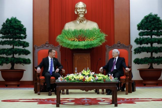 В Ханое начались переговоры Медведева и премьера Вьетнама
