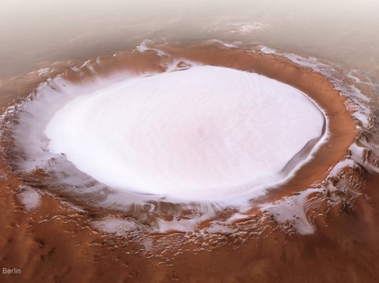 ЕКА опубликовало ФОТО ледяного кратера на Марсе — Это действительно фантастика