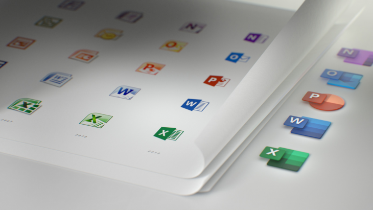 Microsoft показала новые иконки для Office, как часть не менее масштабного редизайна