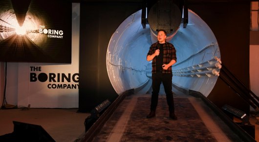 Маск открыл высокоскоростной подземный тоннель в Лос-Анджелесе