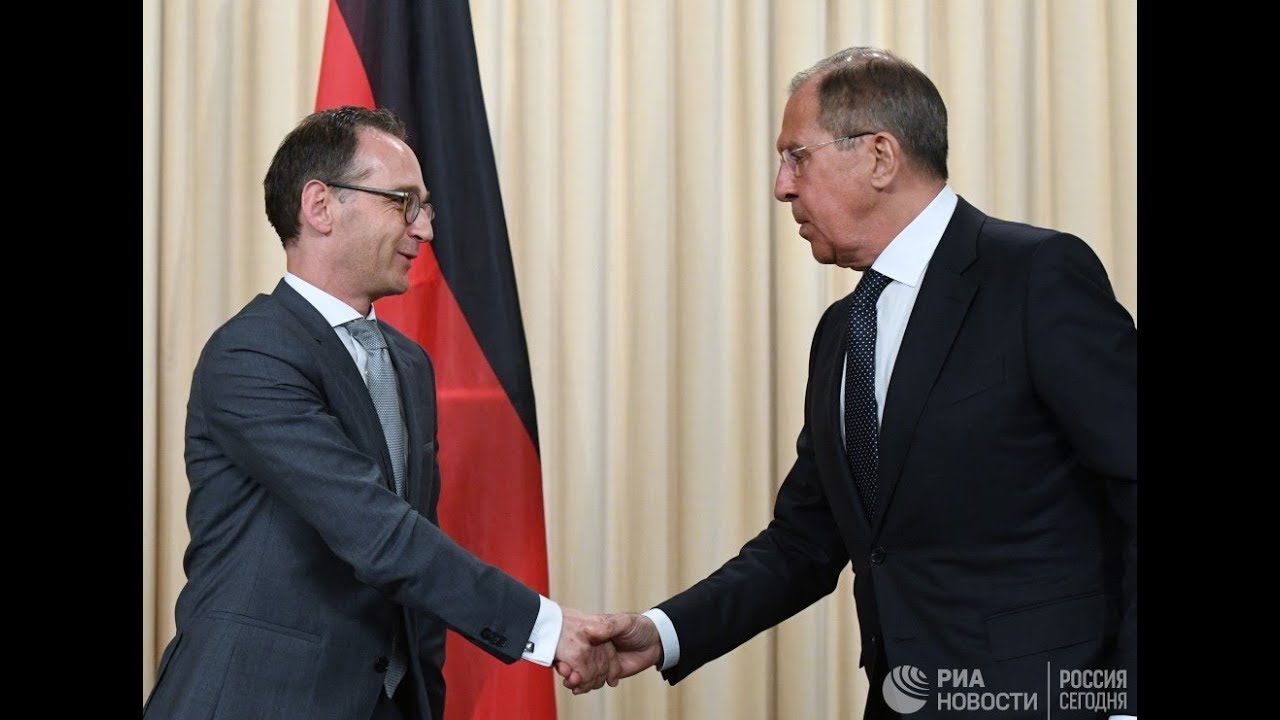 Пресс-конференция Сергея Лаврова с министром иностранных дел Германии Хейко Маасом