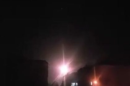 ПВО Сирии отображают ракетную атаку над Дамаском