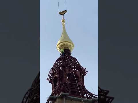 Звонница Богоявленского собора Костромского кремля обрела купол