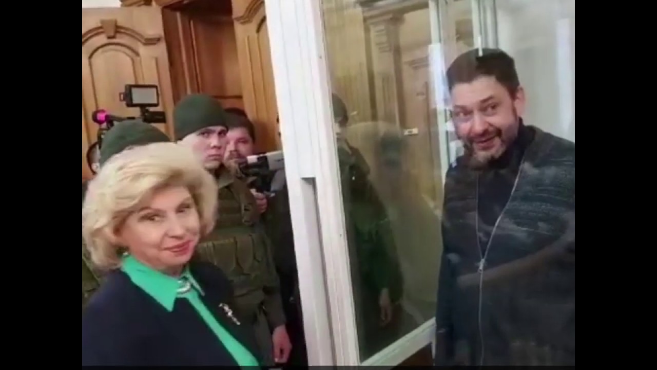 Вышинский на заседании суда в Киеве
