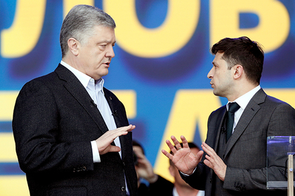 Претенденты в президенты Украины провели дебаты на киевском стадионе «Олимпийский»