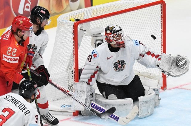 Сборная Российской Федерации одержала вторую победу на чемпионате мира по хоккею в Словакии
