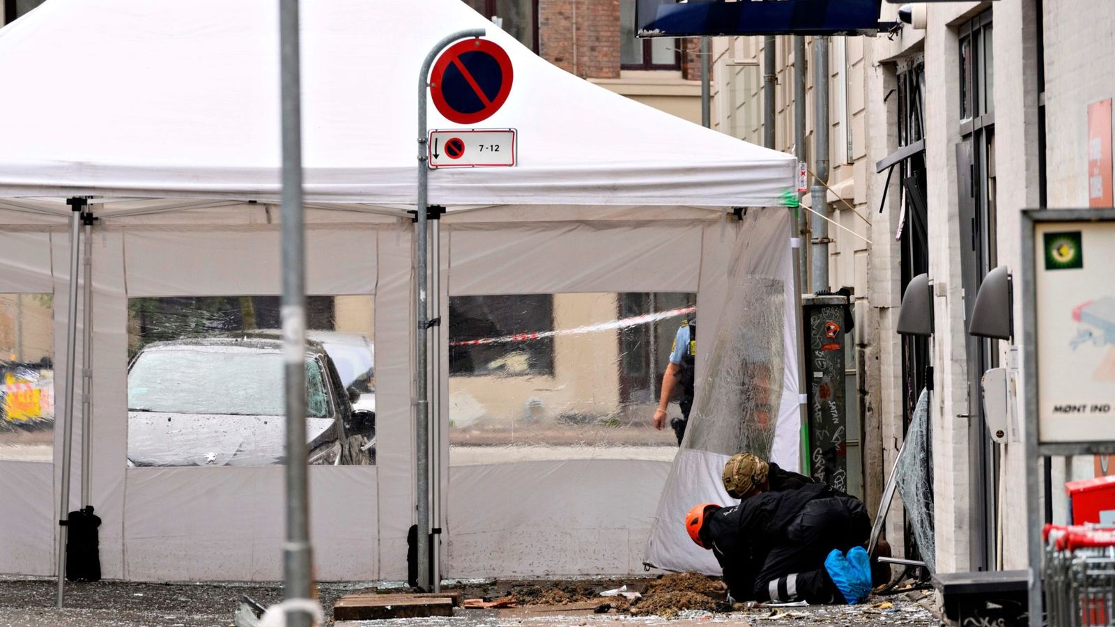 В полицейском участке Копенгагена произошел взрыв