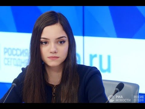 Пресс-конференция Евгении Медведевой и Станислава Позднякова
