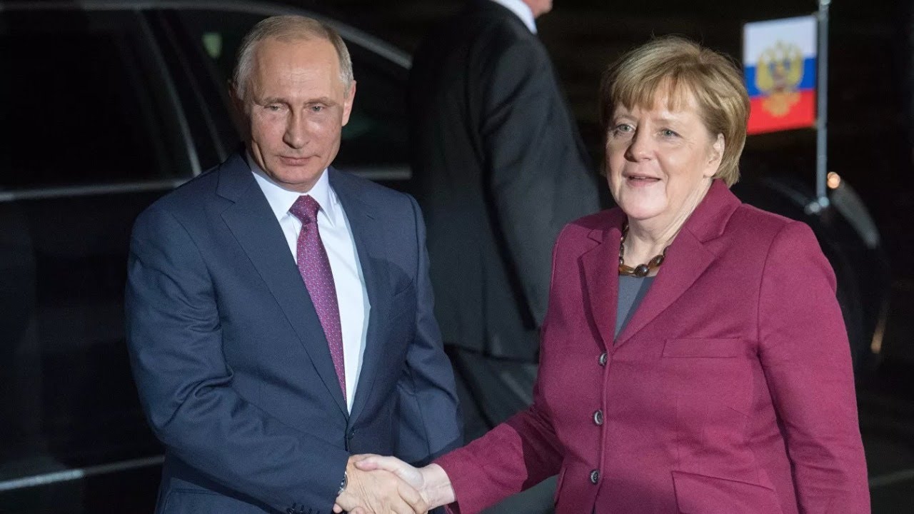 Встреча Путина и Меркель