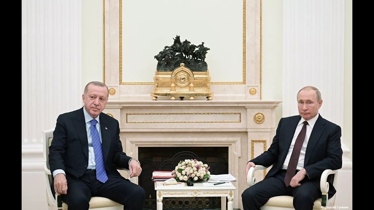 Пресс-конференция по итогам встречи Путина и Эрдогана